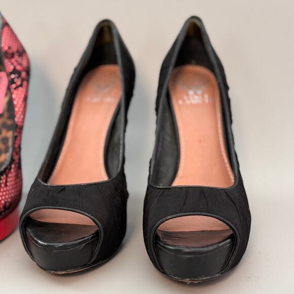 Vince Camuto & Betsey Johnson Peep Toe Platforms - Picture 4 of 9